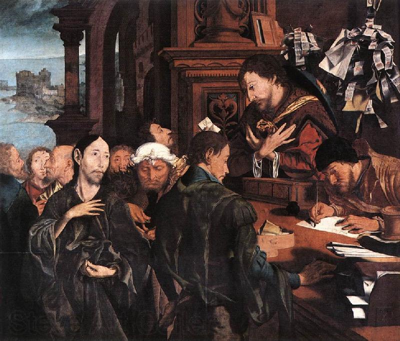 REYMERSWALE, Marinus van The Calling of Matthew Spain oil painting art